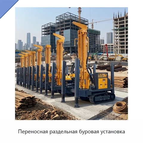 Переносная раздельная буровая установка