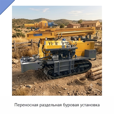 Переносная раздельная буровая установка