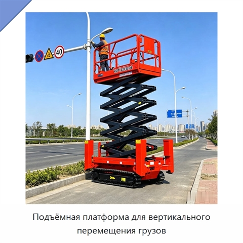Подъёмная платформа для вертикального перемещения грузов