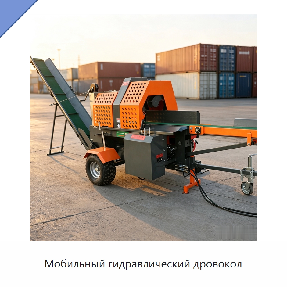 Мобильный гидравлический дровокол — Специальная строительная техника