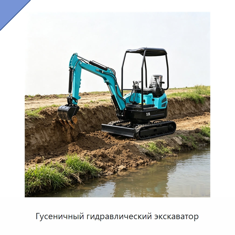Гусеничный гидравлический экскаватор — Землеройная техника