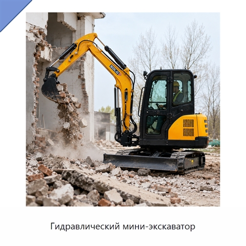 Гидравлический мини-экскаватор