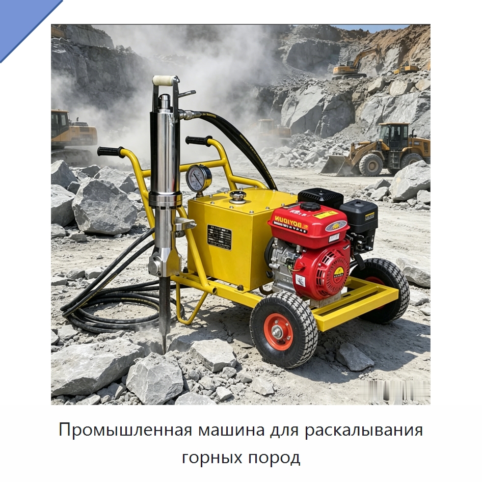 Промышленная машина для раскалывания горных пород — Горнодобывающее оборудование
