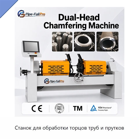 Станок для обработки торцов труб и прутков