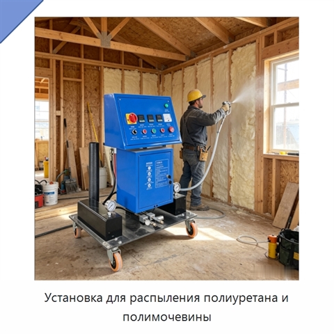 Установка для распыления полиуретана и полимочевины
