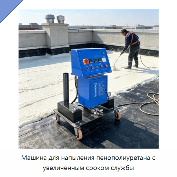 Машина для напыления пенополиуретана с увеличенным сроком службы — Оборудование для производства пеноматериалов