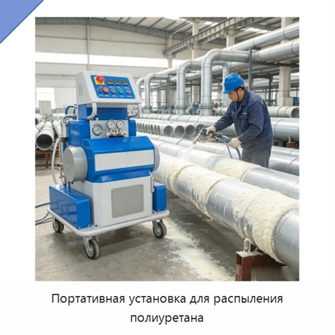 Портативная установка для распыления полиуретана