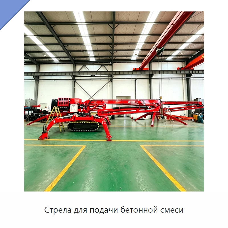 Стрела для подачи бетонной смеси — Оборудование для работы с бетоном