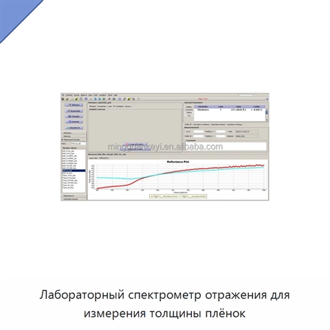 Лабораторный спектрометр отражения для измерения толщины плёнок