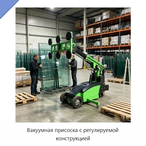 Вакуумная присоска с регулируемой конструкцией