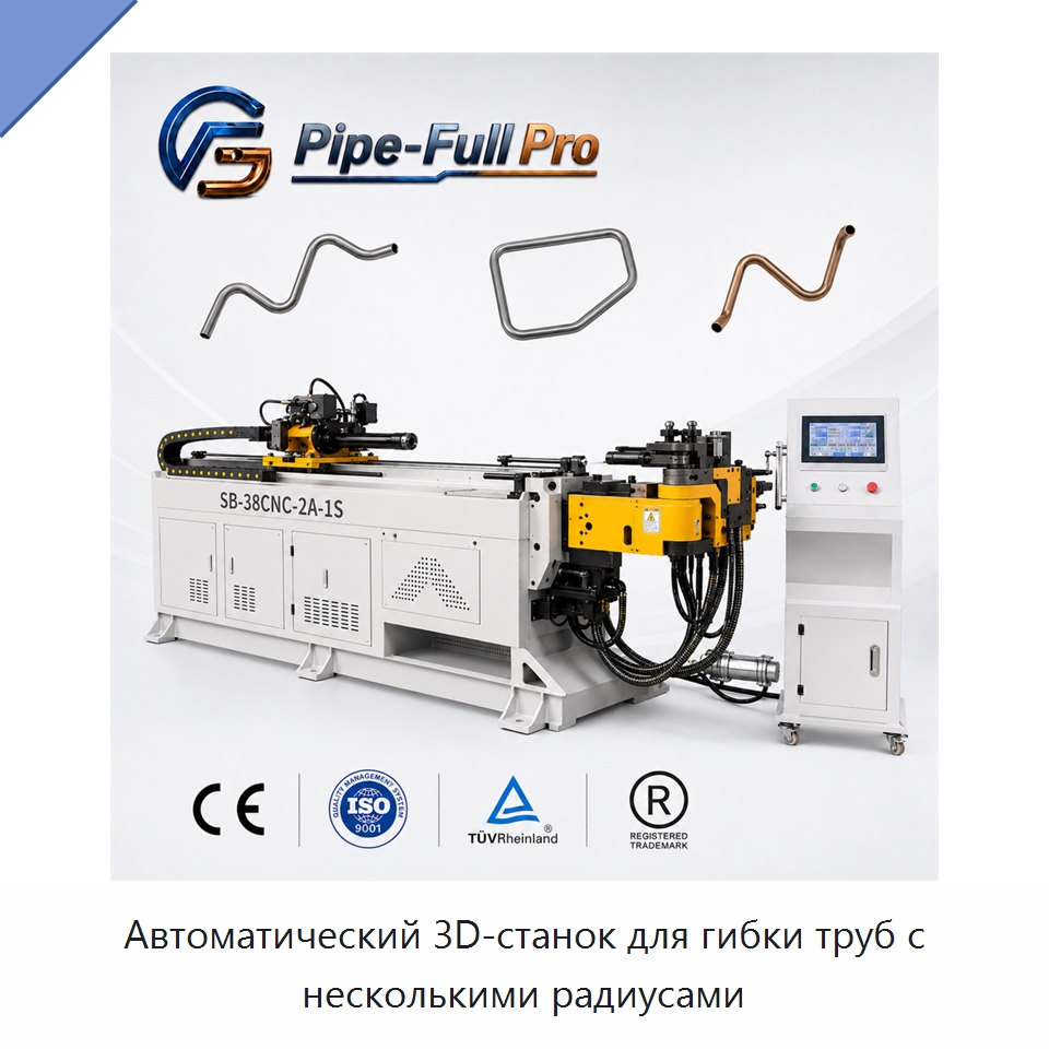Автоматический 3D-станок для гибки труб с несколькими радиусами — Станки для обработки труб