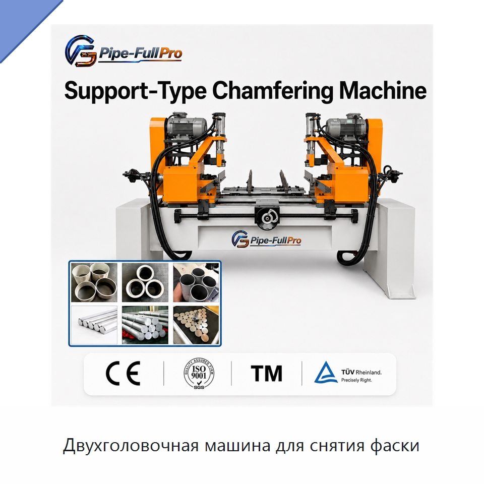 Двухголовочная машина для снятия фаски — Фаскоснимательный станок