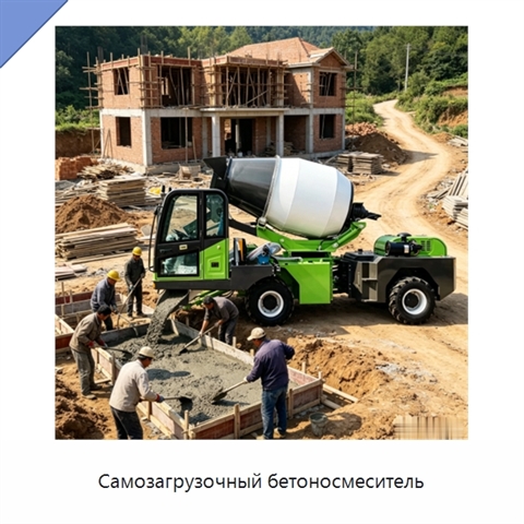 Самозагрузочный бетоносмеситель