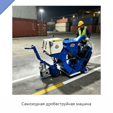 Самоходная дробеструйная машина