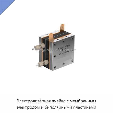 Электролизёрная ячейка с мембранным электродом и биполярными пластинами