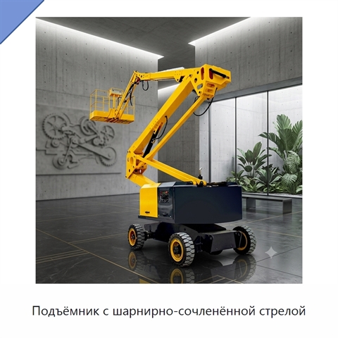 Подъёмник с шарнирно-сочленённой стрелой