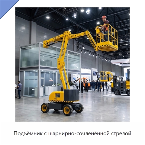 Подъёмник с шарнирно-сочленённой стрелой