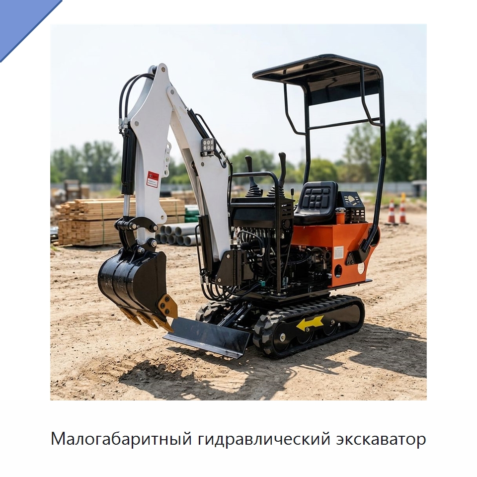 Малогабаритный гидравлический экскаватор — Землеройная техника