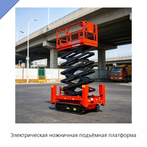 Электрическая ножничная подъёмная платформа