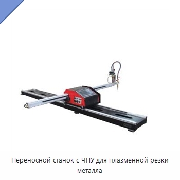 Переносной станок с ЧПУ для плазменной резки металла