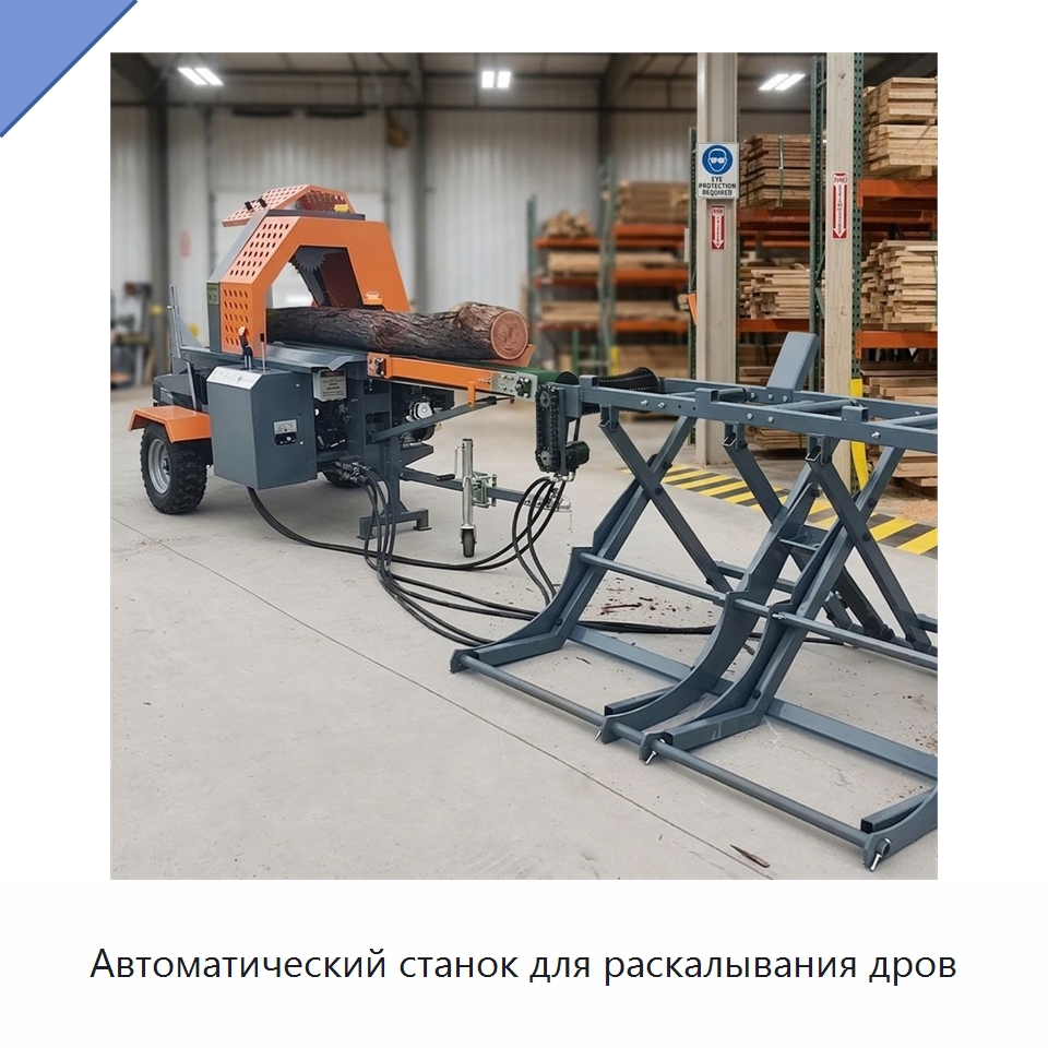 Автоматический станок для раскалывания дров — Специальная строительная техника