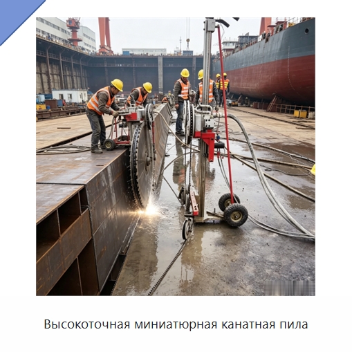 Высокоточная миниатюрная канатная пила — Дорожная техника