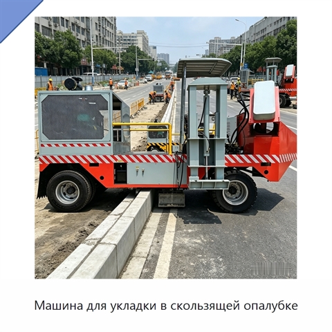 Машина для укладки в скользящей опалубке