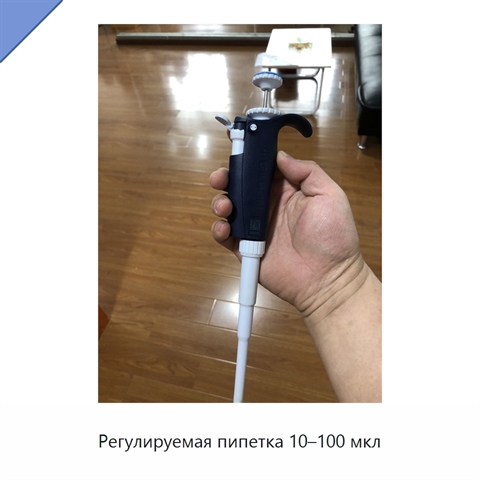 Регулируемая пипетка 10–100 мкл