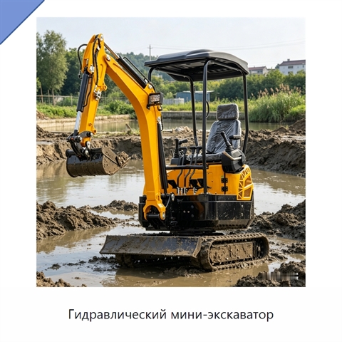 Гидравлический мини-экскаватор