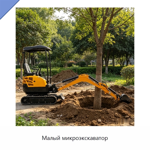 Малый микроэкскаватор