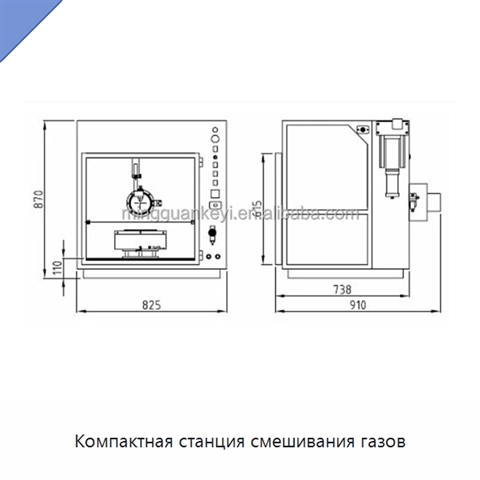 Компактная станция смешивания газов
