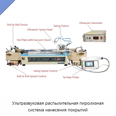 Ультразвуковая распылительная пиролизная система нанесения покрытий