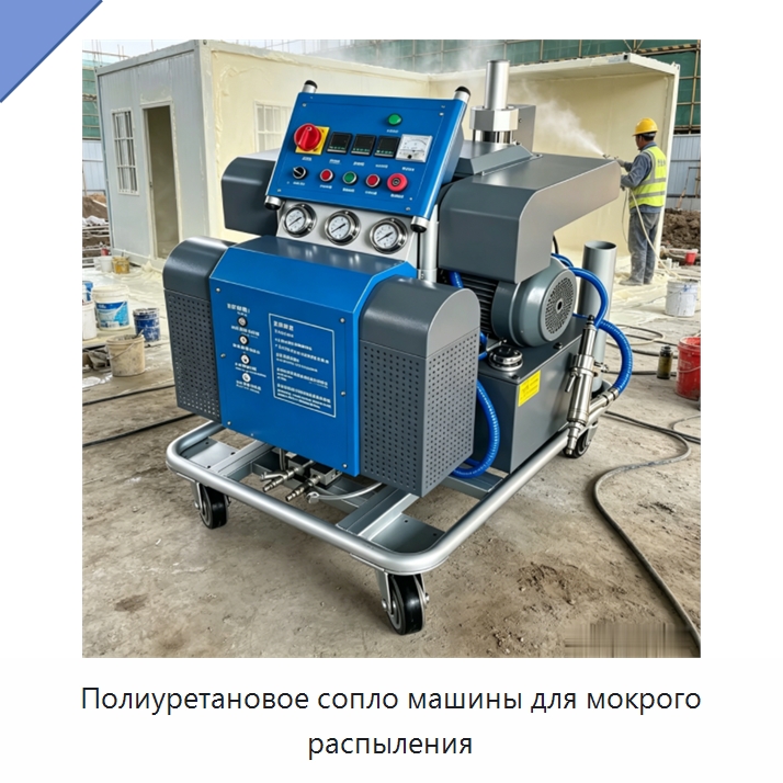 Полиуретановое сопло машины для мокрого распыления — Оборудование для производства пеноматериалов