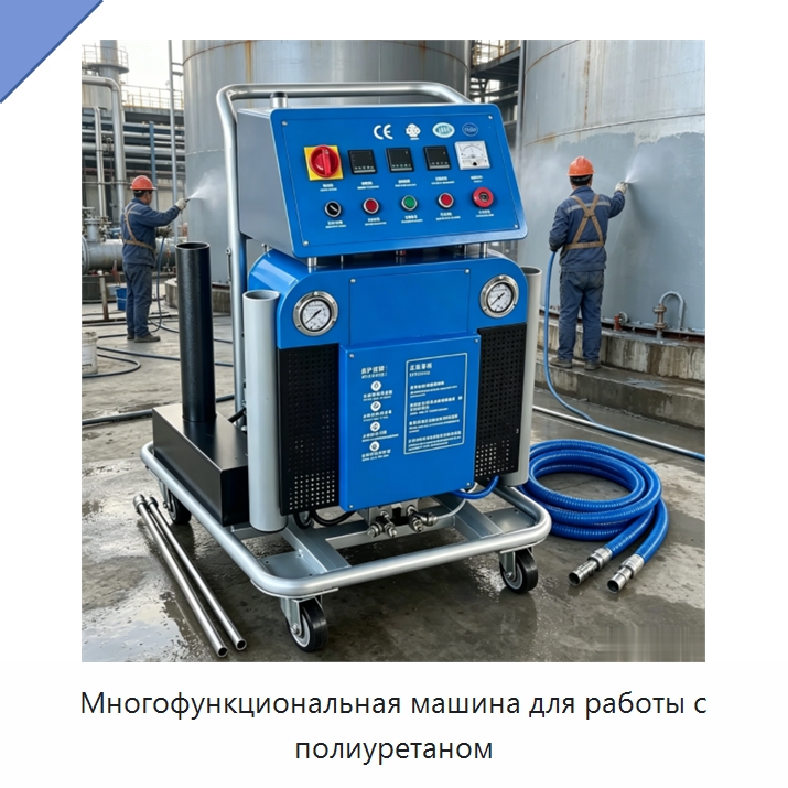 Многофункциональная машина для работы с полиуретаном — Оборудование для производства пеноматериалов