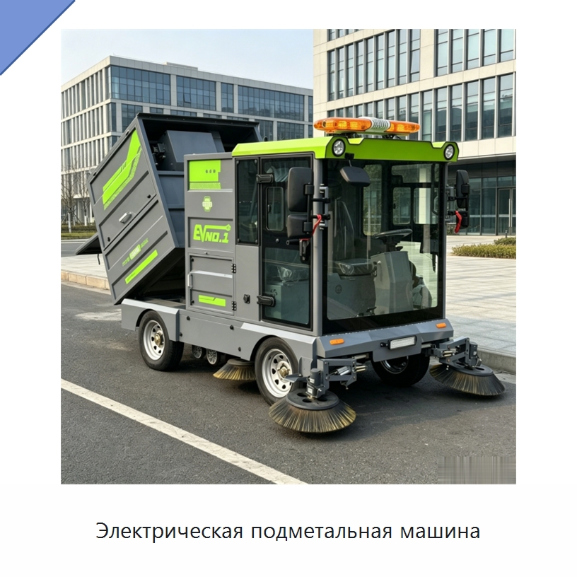 Электрическая подметальная машина — Коммунальная техника