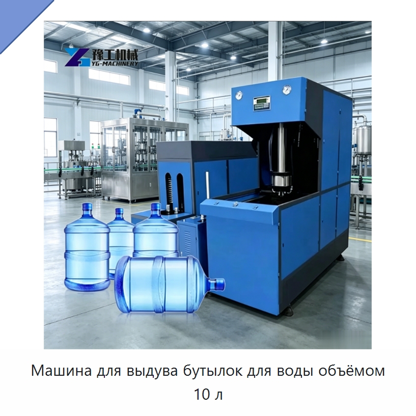 Машина для выдува бутылок для воды объёмом 10 л — Машины выдувного формования пластмасс