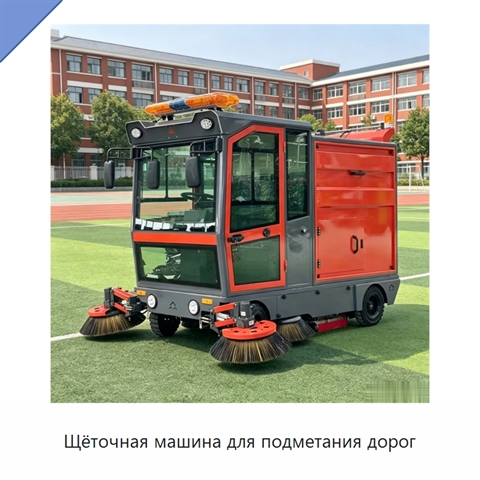Щёточная машина для подметания дорог