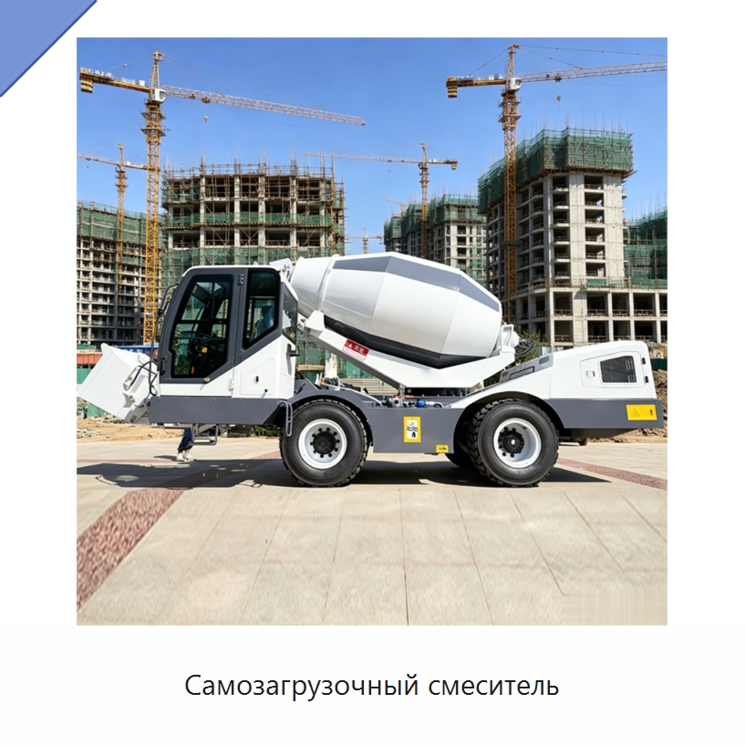 Самозагрузочный смеситель — Оборудование для работы с бетоном