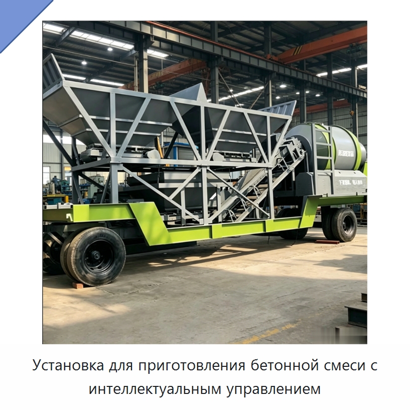 Установка для приготовления бетонной смеси с интеллектуальным управлением — Оборудование для работы с бетоном