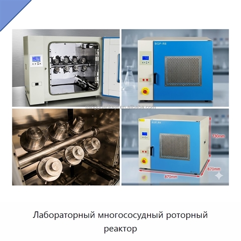 Лабораторный многососудный роторный реактор