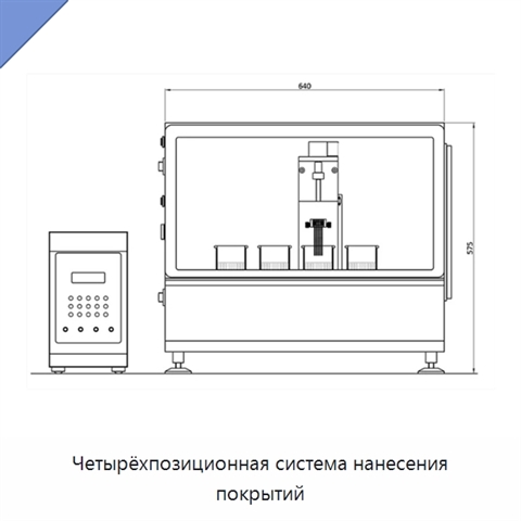 Четырёхпозиционная система нанесения покрытий