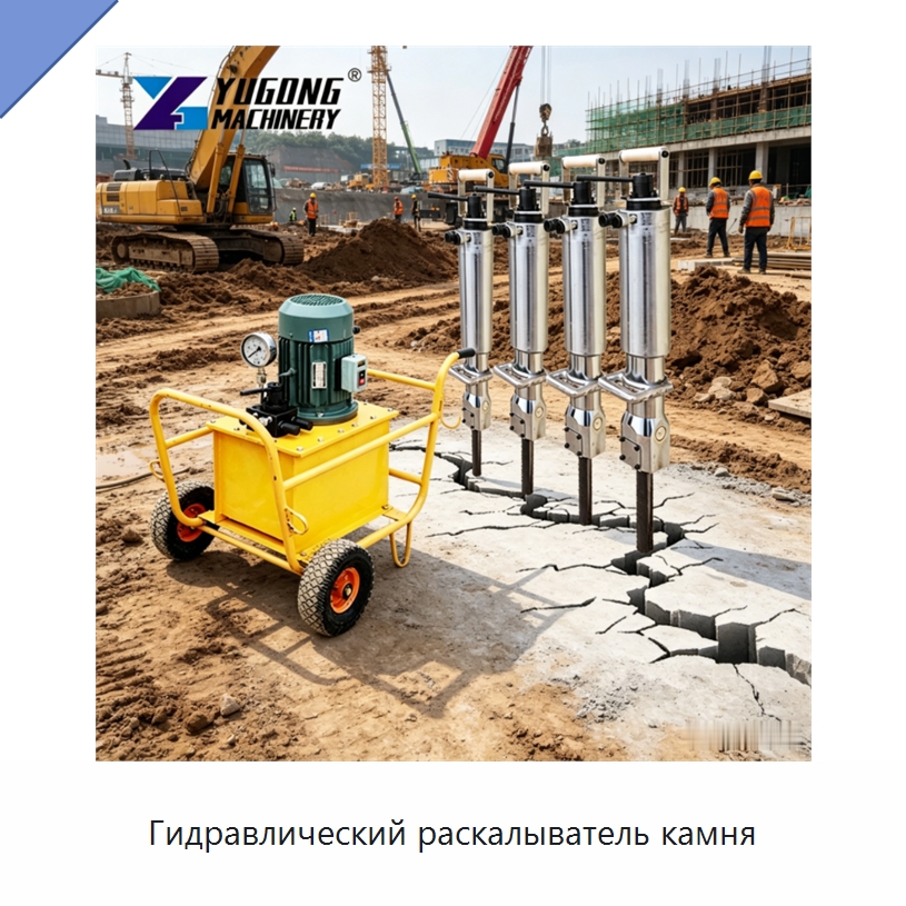 Гидравлический раскалыватель камня — Горнодобывающее оборудование