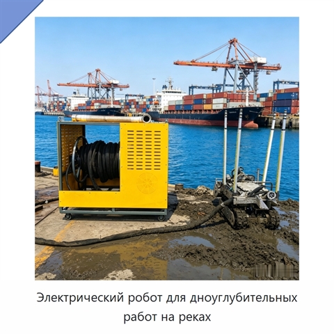 Электрический робот для дноуглубительных работ на реках
