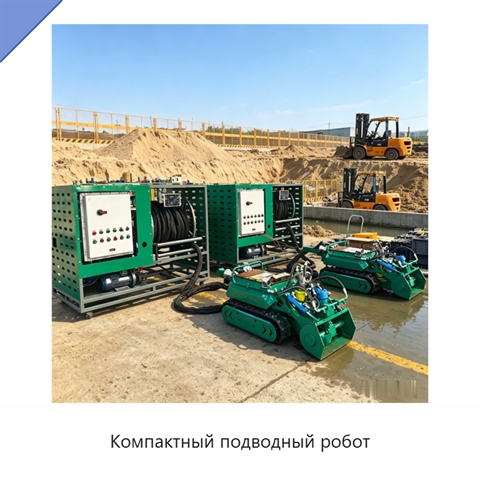Компактный подводный робот