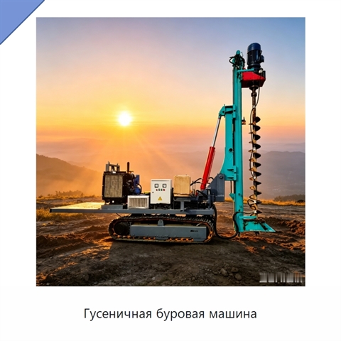 Гусеничная буровая машина