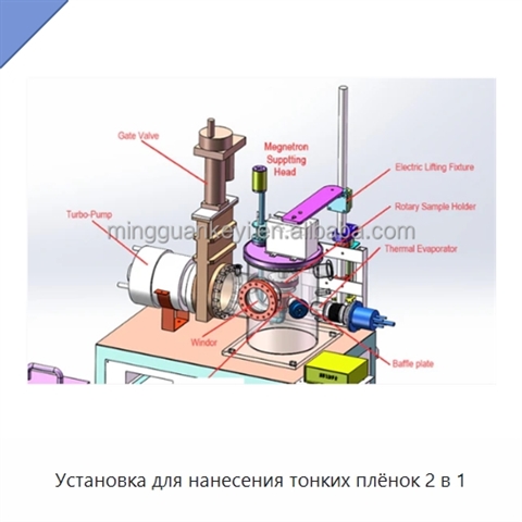 Установка для нанесения тонких плёнок 2 в 1