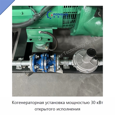 Когенераторная установка мощностью 30 кВт открытого исполнения