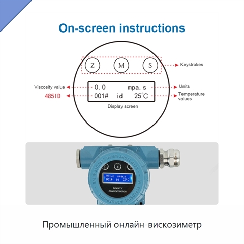 Промышленный онлайн-вискозиметр