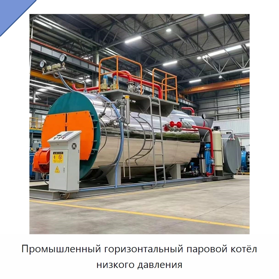 Промышленный горизонтальный паровой котёл низкого давления — Котлы и комплектующие