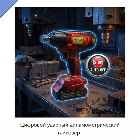 Цифровой ударный динамометрический гайковёрт